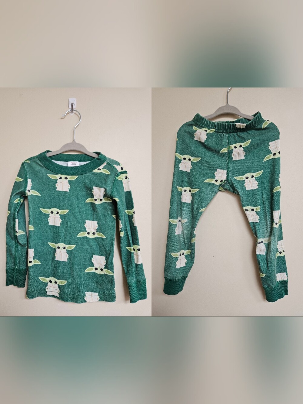 Hanna Andersson Star Wars Baby Yoga Grogu Mandalorian Pajama Set 3T Boys